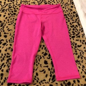 Zella pink crop workout leggings